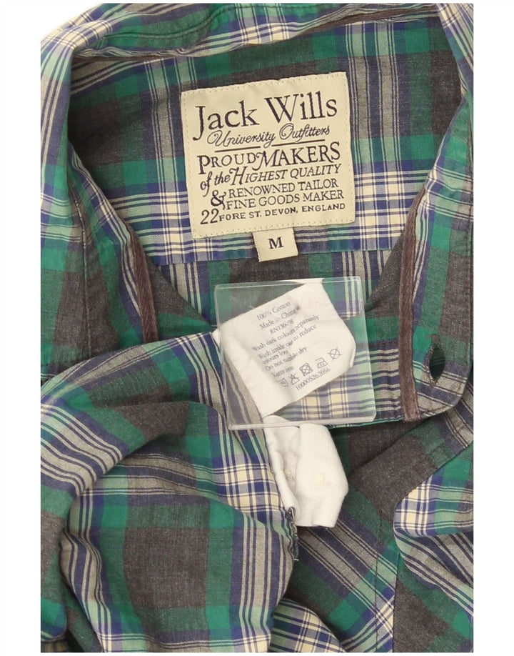 Ανδρικό πουκάμισο Jack Wills, μεσαίο πράσινο βαμβακερό