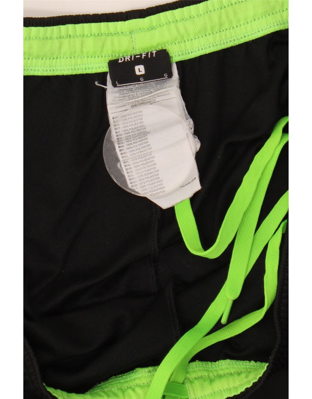 Ανδρική φόρμα NIKE Dri Fit Παντελόνι με μεγάλο μαύρο χρώμα, πολυεστέρα