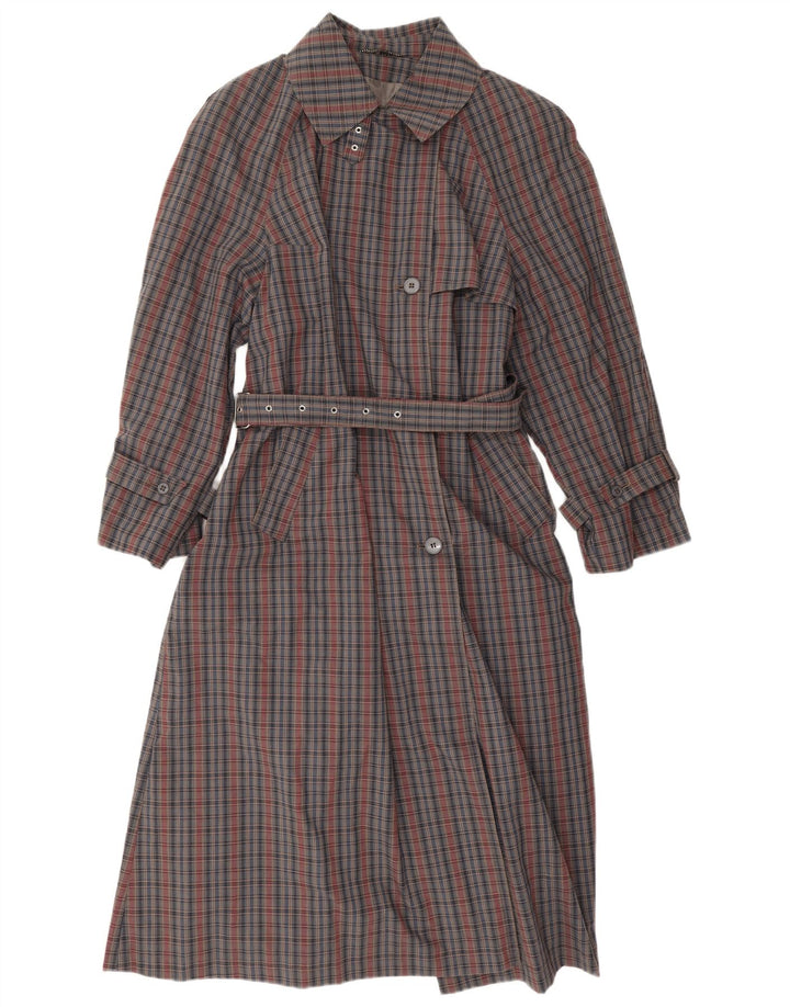 Vintage γυναικεία καμπαρντίνα EU 42 Large Grey Check