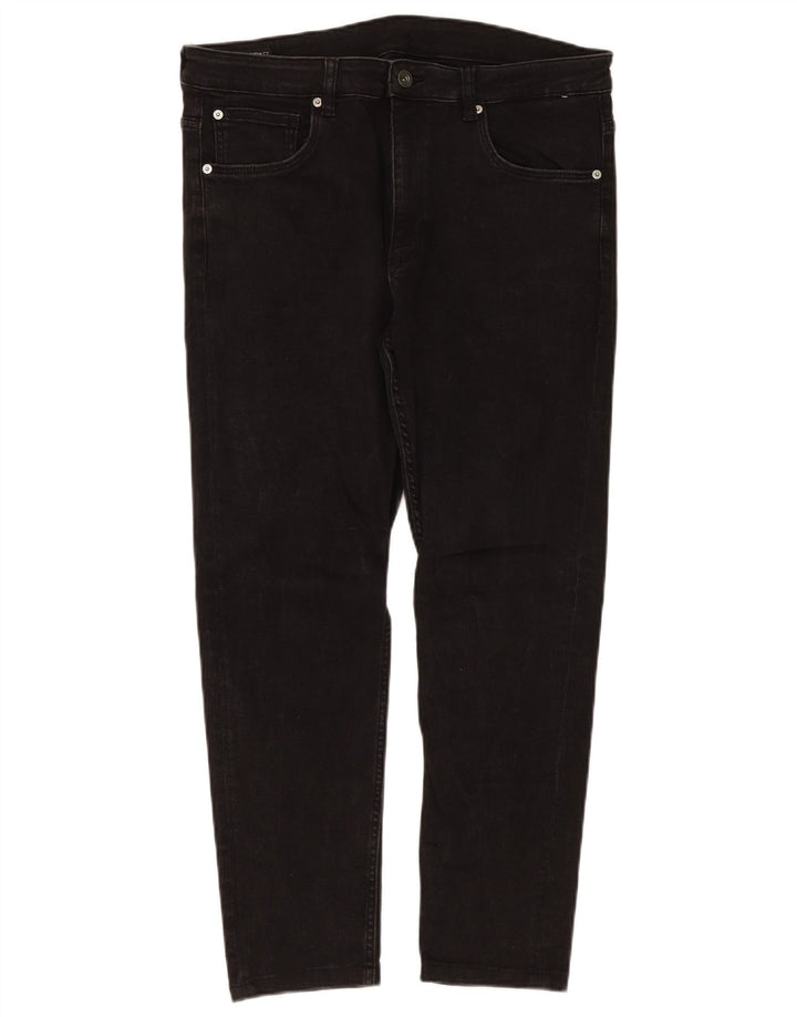 Zara Ανδρικό Slim Jeans EU 46 XL W36 L28 Μαύρο
