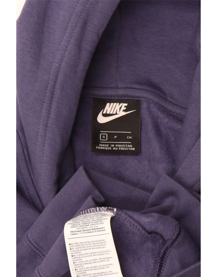 Ανδρικό μπλουζάκι με κουκούλα Nike, βαμβακερό μπλε ναυτικό