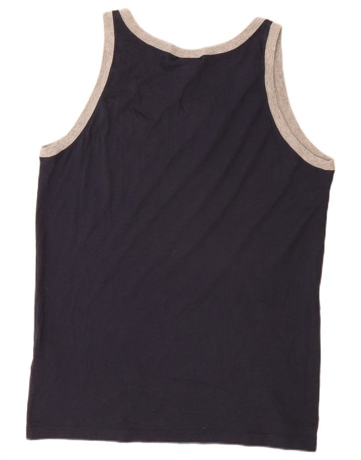 Ανδρικό γραφικό γιλέκο Champion Top XL Navy Blue Cotton