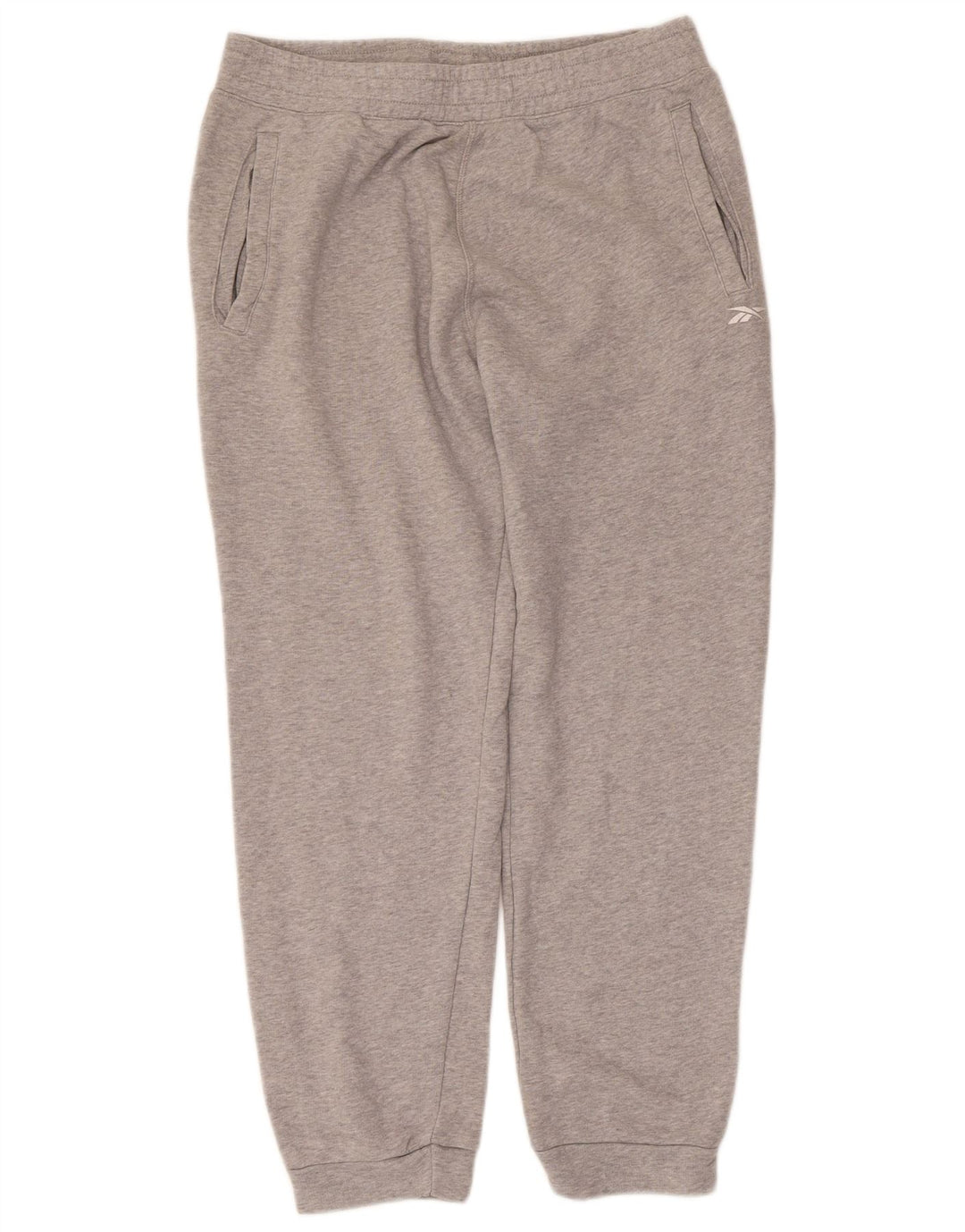 Ανδρική φόρμα Reebok Παντελόνι Joggers Βαμβακερό μεσαίο γκρι