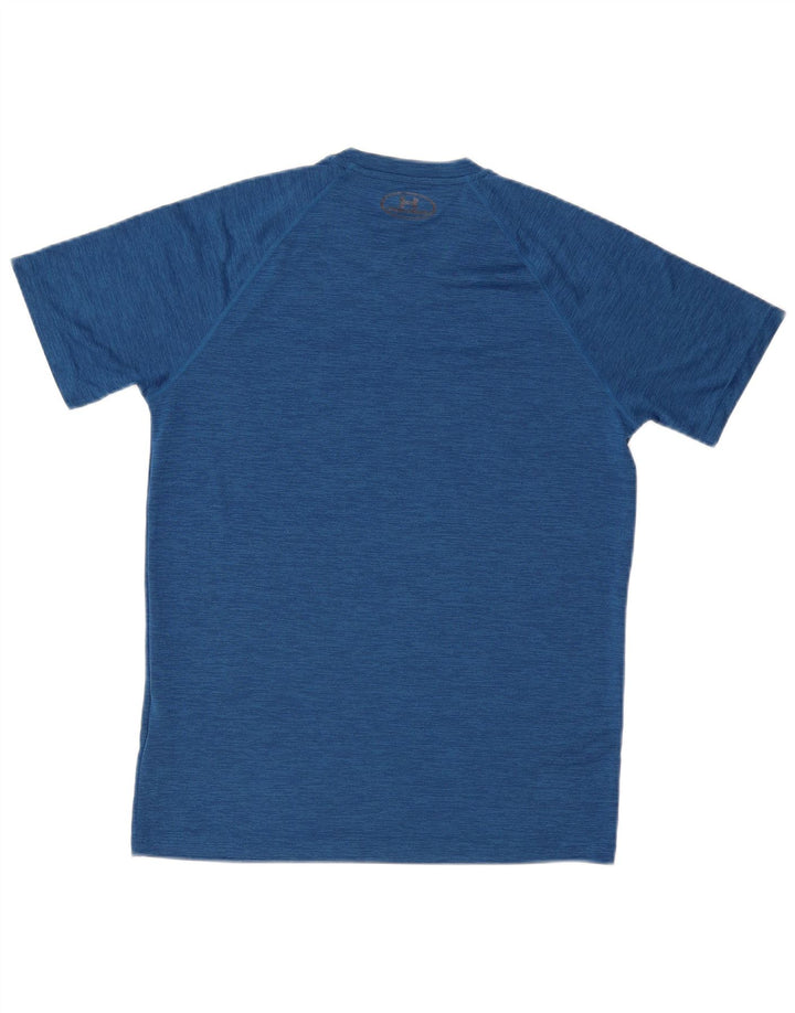 Ανδρικό μπλουζάκι UNDER Armour Heat Gear T-shirt Top Small Blue Flecked Polyester