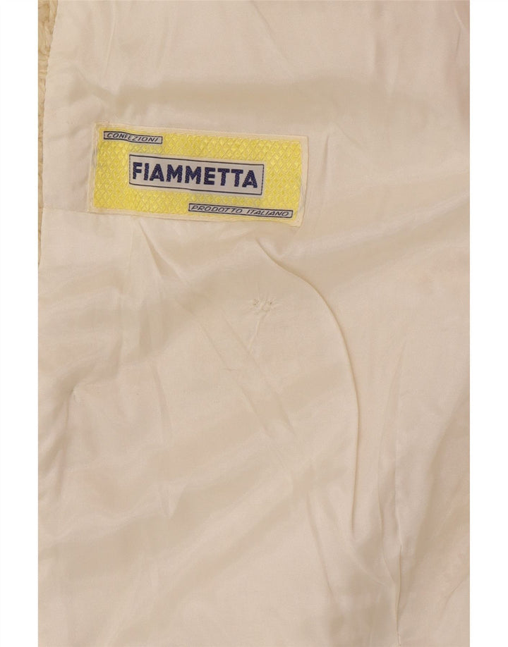 Vintage γυναικείο παλτό με διπλό στήθος UK 14 Medium Beige