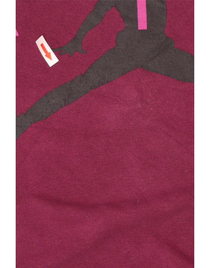 Ανδρικό γραφικό φούτερ Jordan Jumper Μεσαίο μωβ βαμβακερό