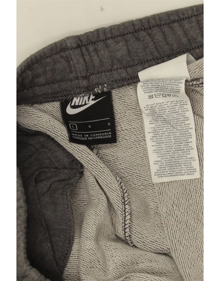 Ανδρική φόρμα NIKE Παντελόνι Joggers μεγάλο γκρι βαμβακερό