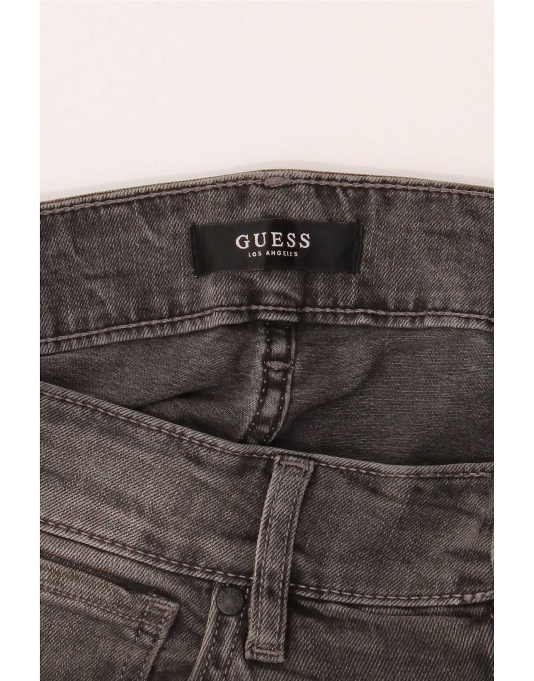 Guess Mens Angels Slim Jeans W30 L32 Γκρι βαμβακερό