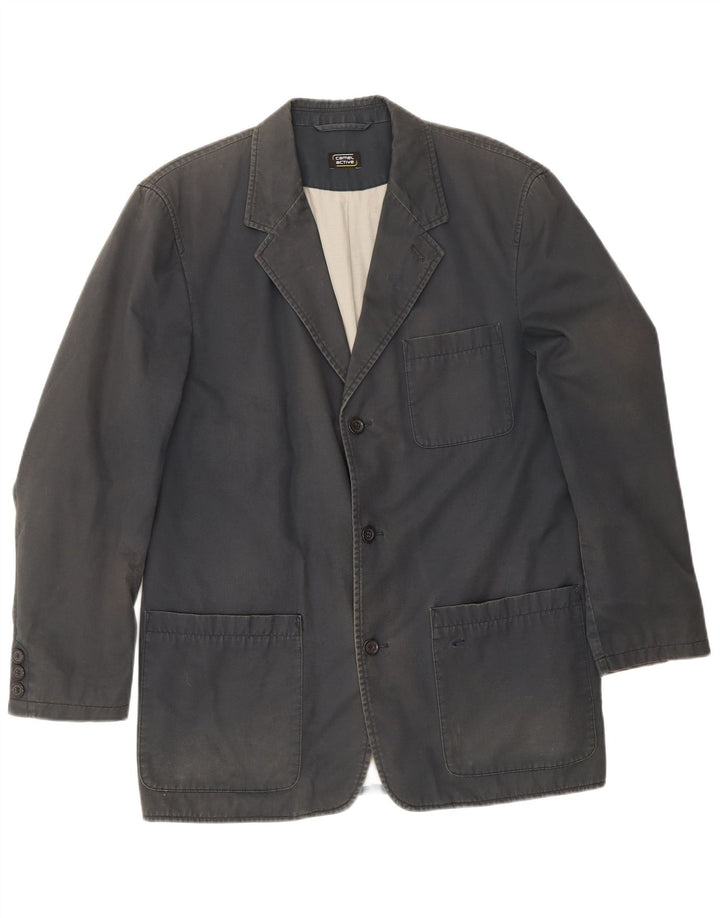 Camel Active Ανδρικό Μπουφάν Blazer 3 Κουμπιών IT 50 Μεγάλο Γκρι Βαμβακερό