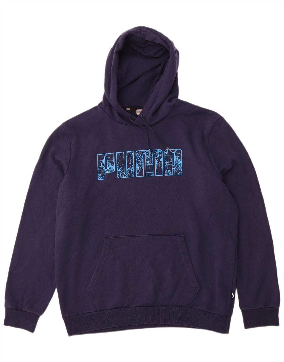 Ανδρικό γραφικό κουκούλα με κουκούλα PUMA Large Navy Blue