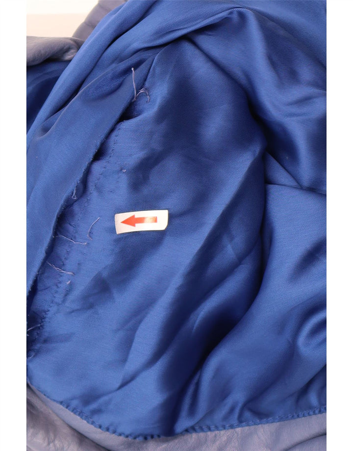 Vintage Γυναικείο Oversized Δερμάτινο Μπουφάν EU 40 Medium Blue