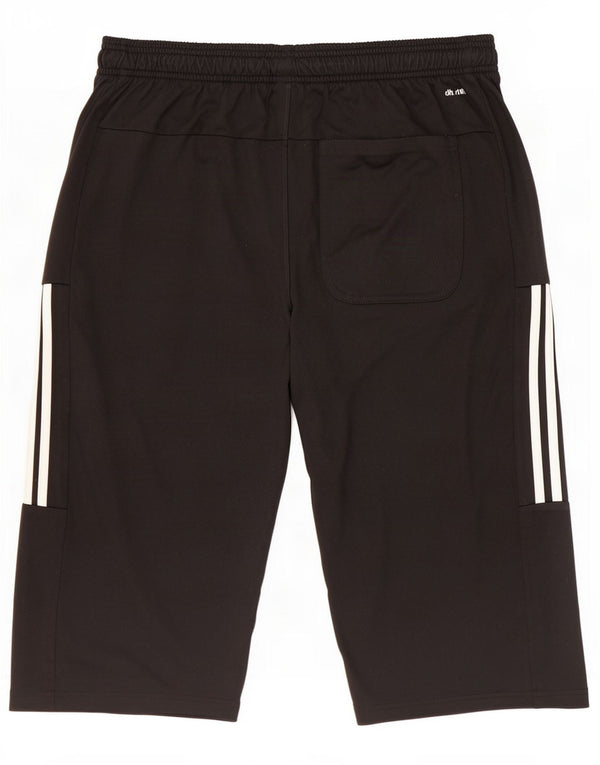 Ανδρικό σορτς Adidas Climalite Bermuda Sport σορτς μεγάλο μαύρο πολυεστέρα
