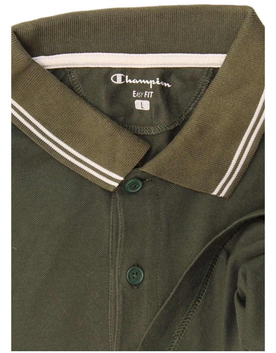 Champion Mens Easy Fit Polo Shirt μεγάλο χακί