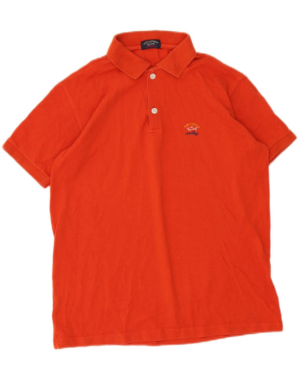 Paul & Shark Boys Yachting Polo πουκάμισο 13-14 ετών πορτοκαλί βαμβακερό
