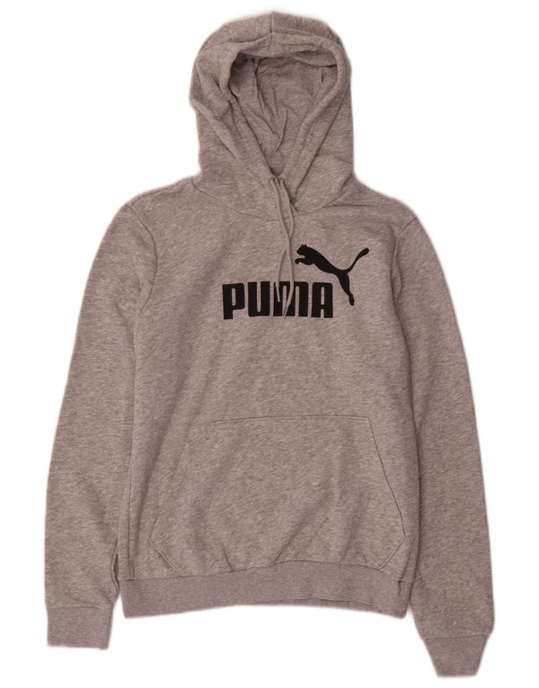 Γυναικεία κουκούλα με γραφικά Puma UK 12 Medium Grey