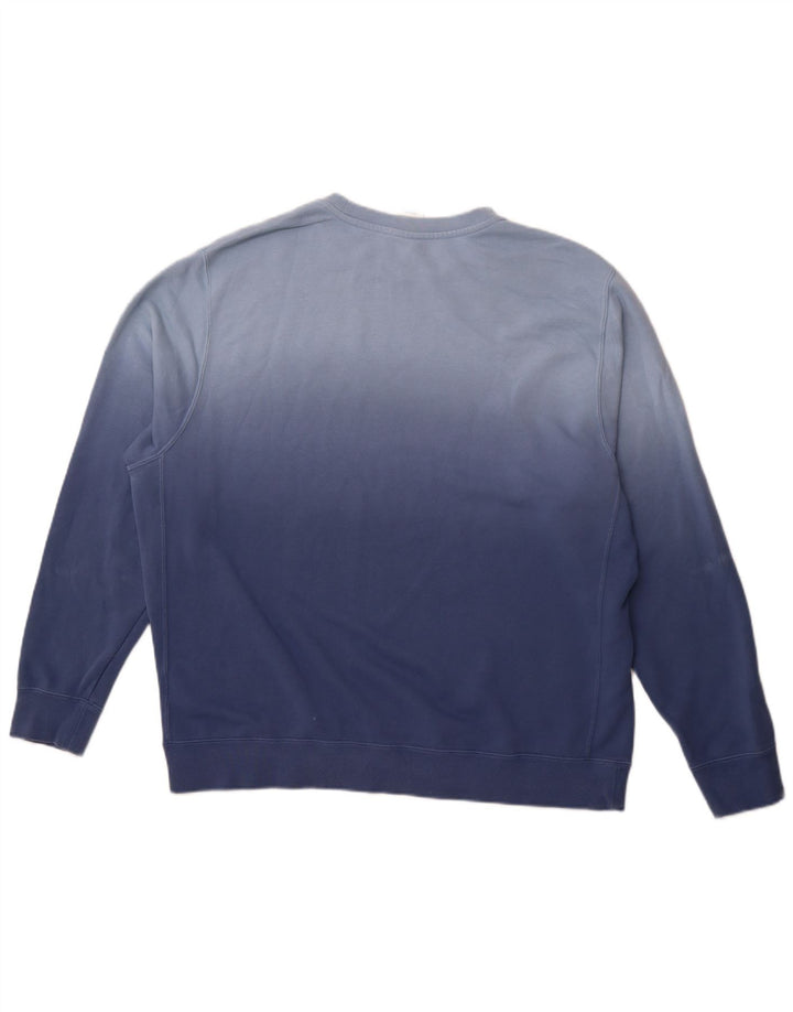 Ανδρικό φούτερ NIKE Jumper XL Blue Colourblock Βαμβακερό