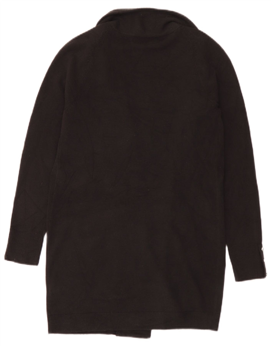 Marks & Spencer Γυναικείο Longline ανοιχτό πουλόβερ ζακέτα UK 8 Small Black