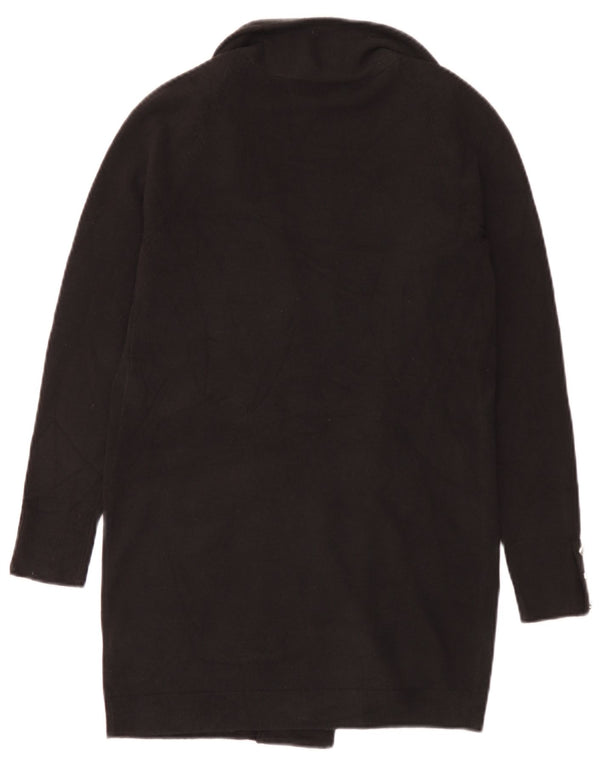 Marks & Spencer Γυναικείο Longline ανοιχτό πουλόβερ ζακέτα UK 8 Small Black