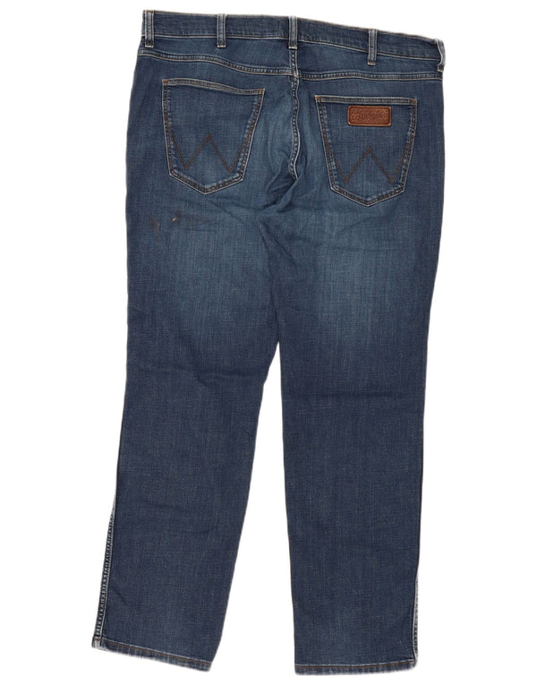 Ανδρικό τζιν WRANGLER Greensboro Straight W36 L30 Μπλε βαμβακερό