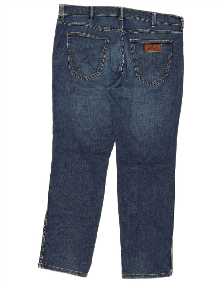 Ανδρικό τζιν WRANGLER Greensboro Straight W36 L30 Μπλε βαμβακερό