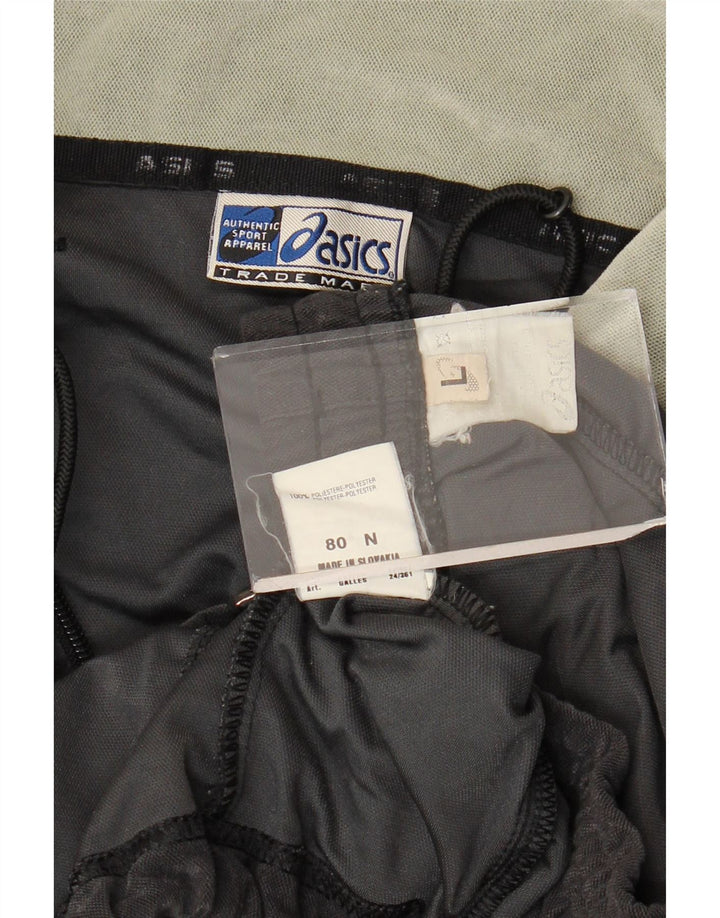 Asics Ανδρική βελούδινη φόρμα μεγάλης μαύρης πολυεστέρας