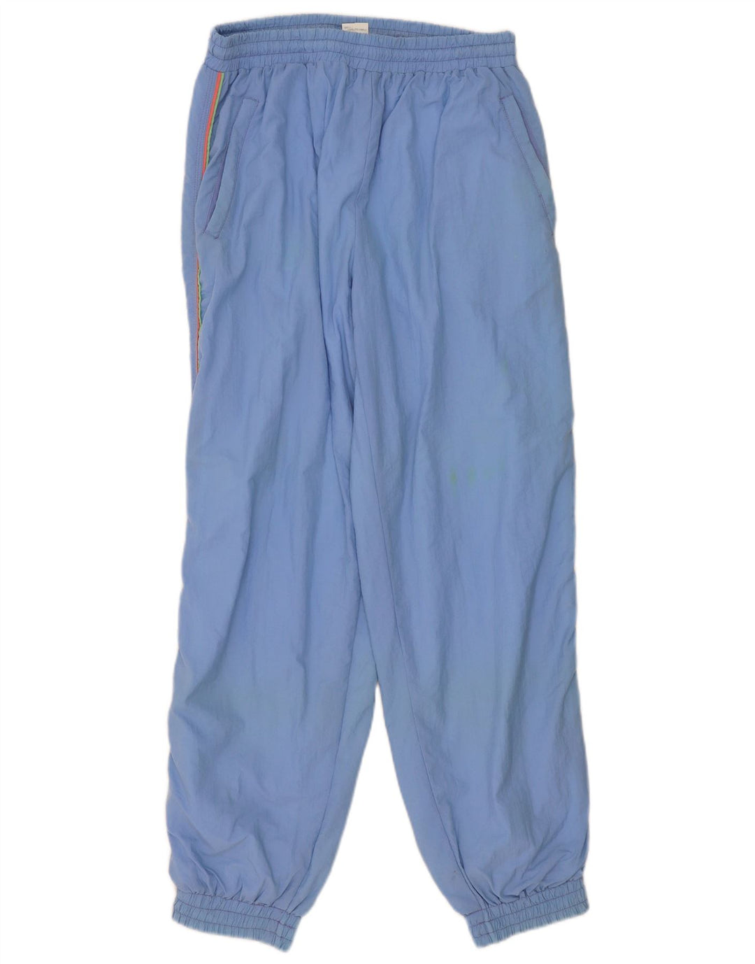 Vintage ανδρική αθλητική φόρμα παντελόνι Joggers μεγάλο μπλε ριγέ πολυαμίδιο