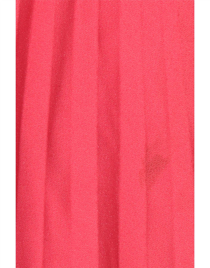 Vintage γυναικείο αμάνικο μάξι φόρεμα UK 12 Medium Pink