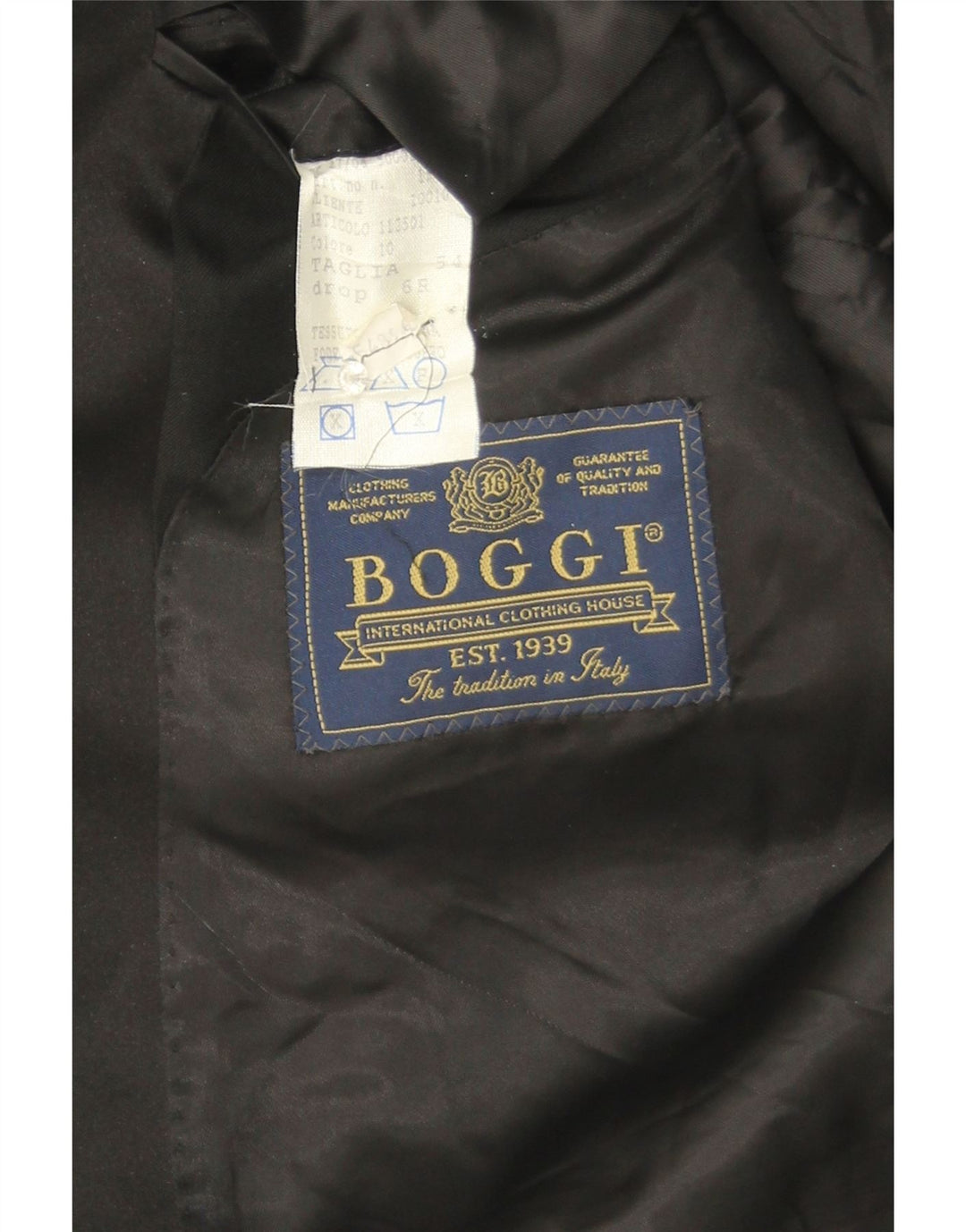 Boggi Ανδρικό Μπουφάν 1 Κουμπί Blazer IT 54 2XL Μαύρο