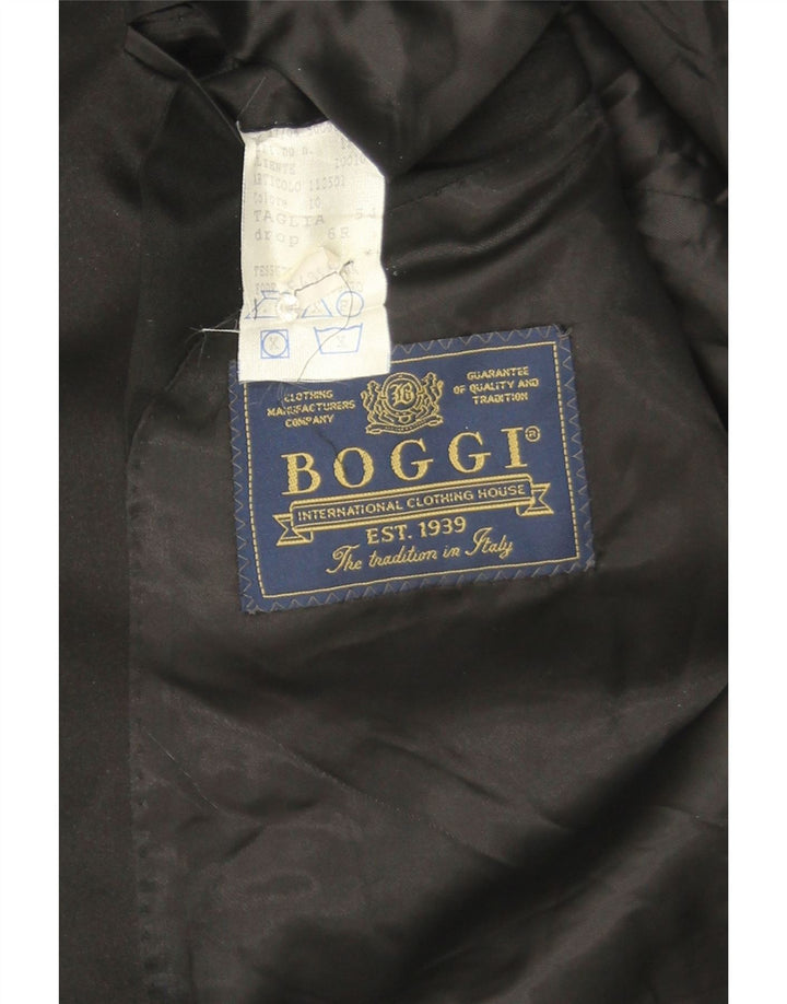 Boggi Ανδρικό Μπουφάν 1 Κουμπί Blazer IT 54 2XL Μαύρο