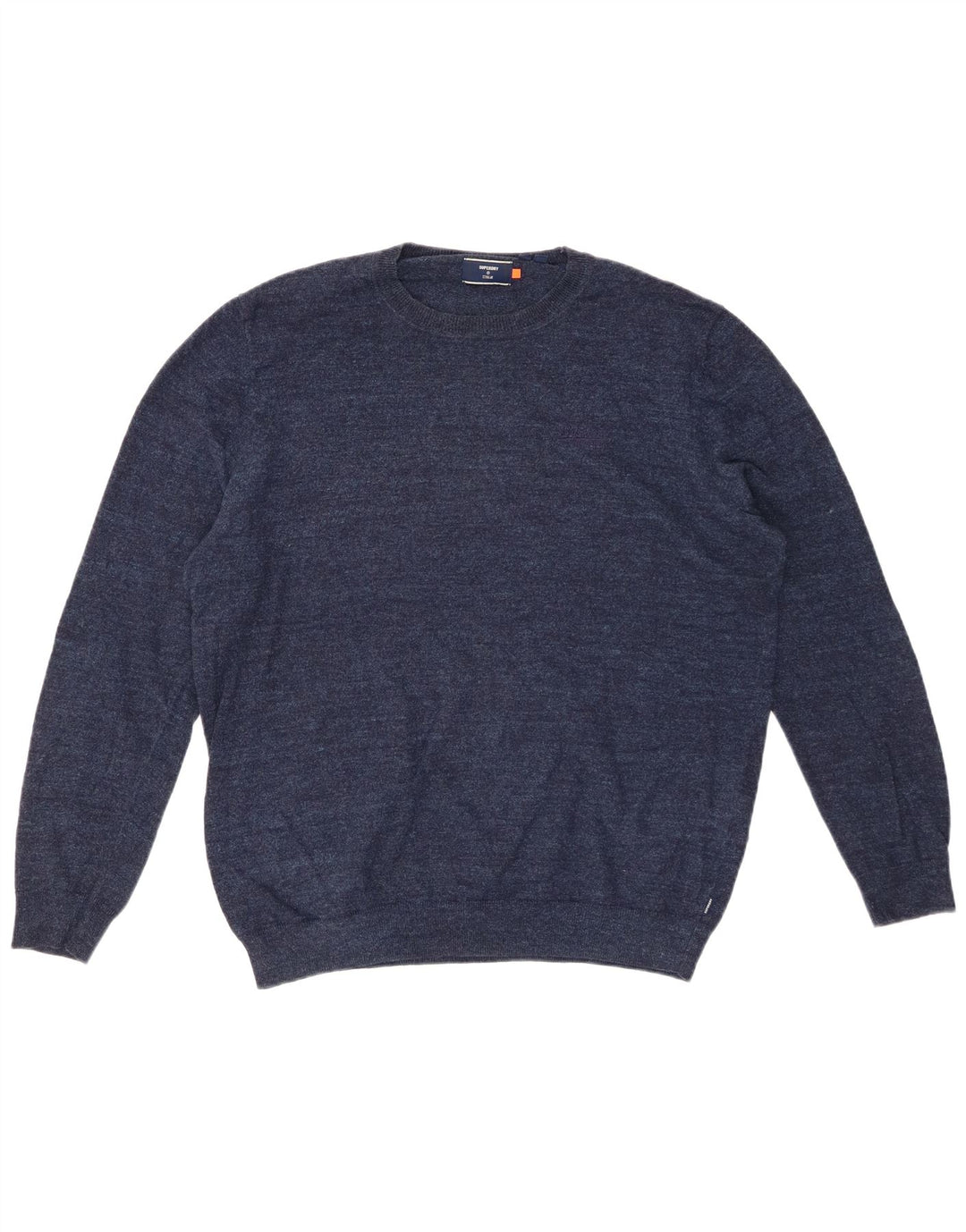 Ανδρικό πουλόβερ SUPERDRY Crew Neck Jumper XL Navy Blue Cotton