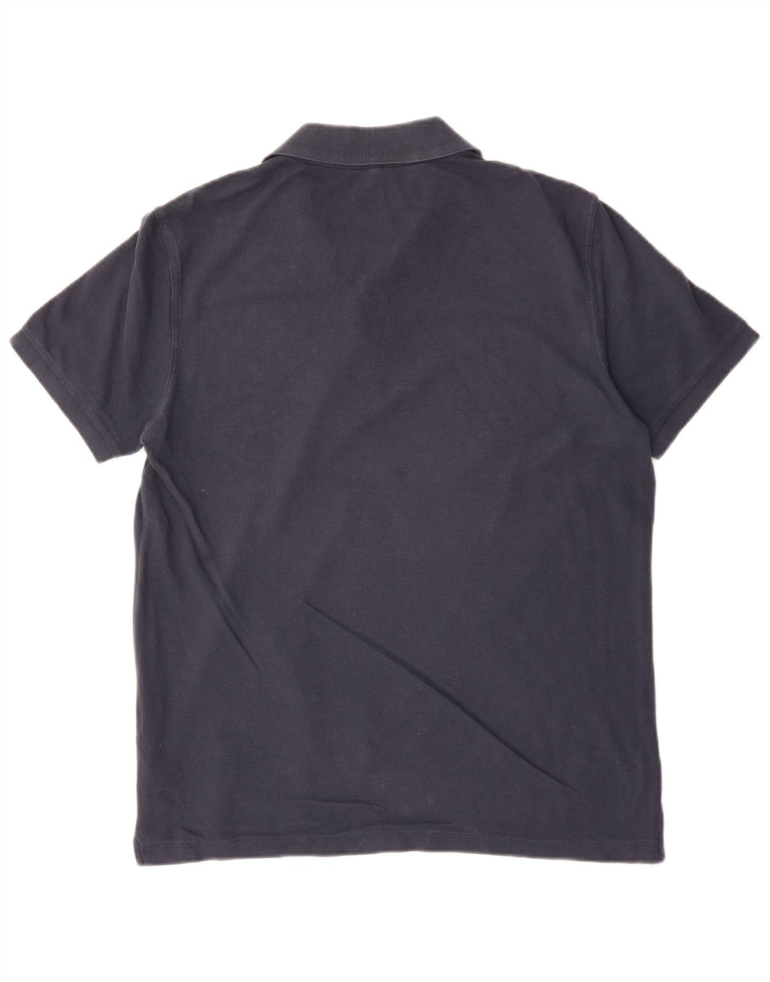 BENETTON Ανδρικό πουκάμισο πόλο μεγάλο μπλε ναυτικό βαμβακερό