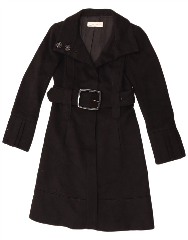 Zara Γυναικείο Πανωφόρι UK 6 XS Μαύρο