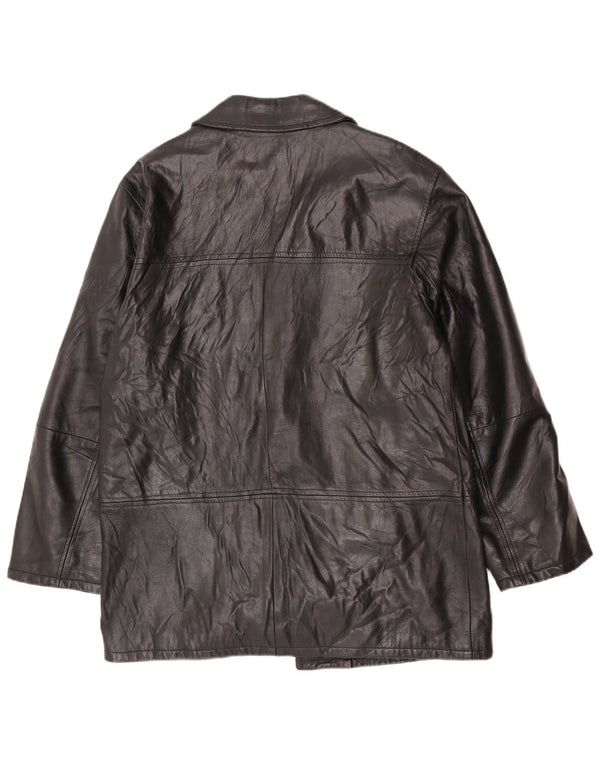 Vintage Ανδρικό Δερμάτινο Μπουφάν UK 38 Medium Black Classic