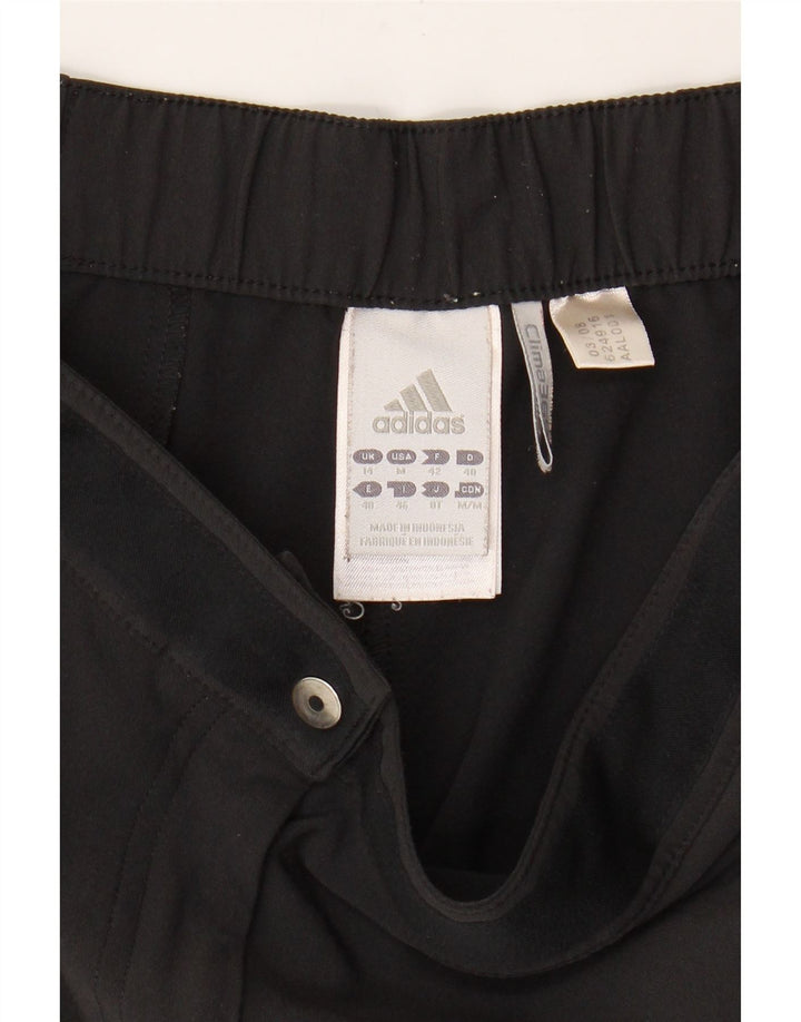 ADIDAS Womens Clima 365 Chino Shorts UK 14 Medium W30 Black Polyester Vintage Adidas and Second-Hand Adidas from Messina Hembry 