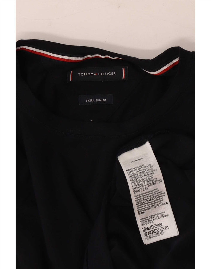 Tommy Hilfiger Ανδρικό Extra Slim Μπλουζάκι Μακρυμάνικο Μεσαίο Navy Blue βαμβακερό