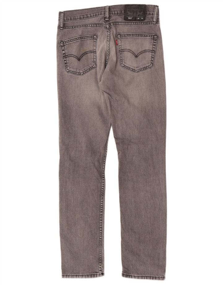 Ανδρικό τζιν Levi's Slim W30 L30 Γκρι βαμβακερό