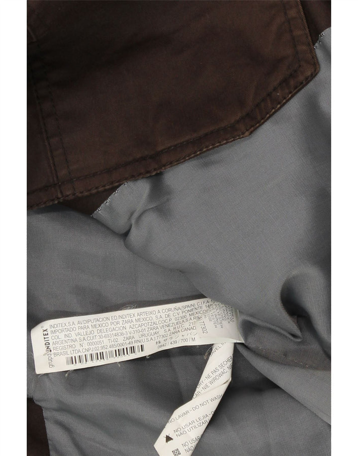 Zara Ανδρικό Στρατιωτικό Μπουφάν UK 38 Μεσαίο Καφέ Βαμβακερό