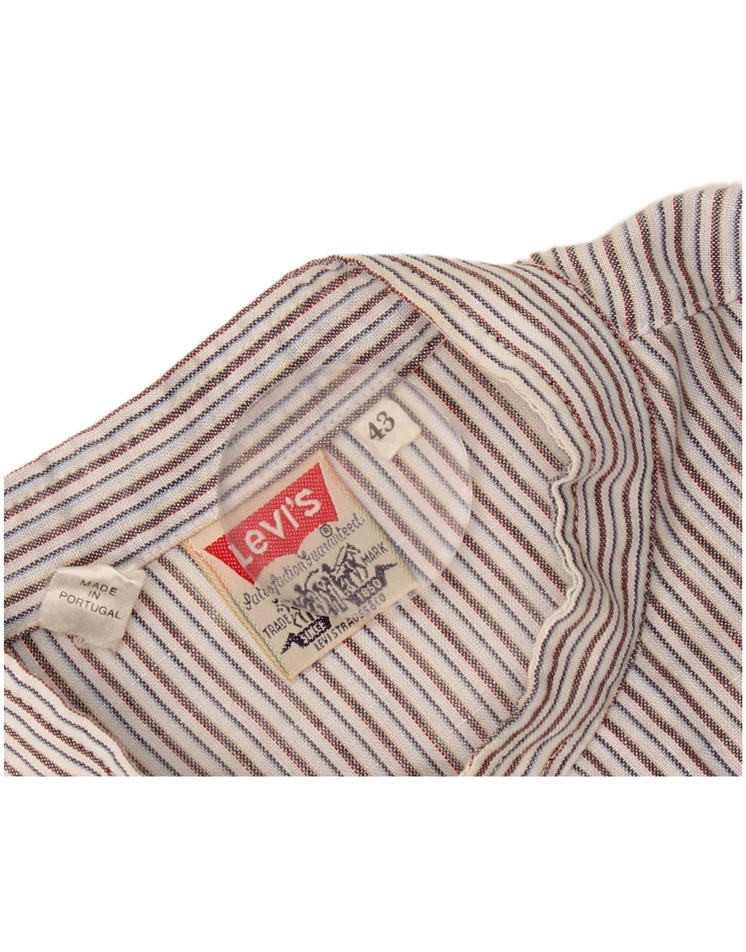 Ανδρικό πουκάμισο Levi's Μέγεθος 43 Μεγάλο πολύχρωμο βαμβακερό ριγέ