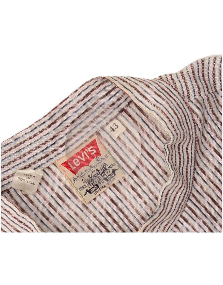 Ανδρικό πουκάμισο Levi's Μέγεθος 43 Μεγάλο πολύχρωμο βαμβακερό ριγέ