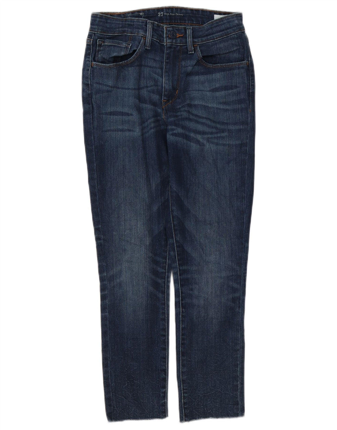 LEVI'S Γυναικείο Ψηλό Skinny Jeans W27 L24 Μπλε βαμβακερό