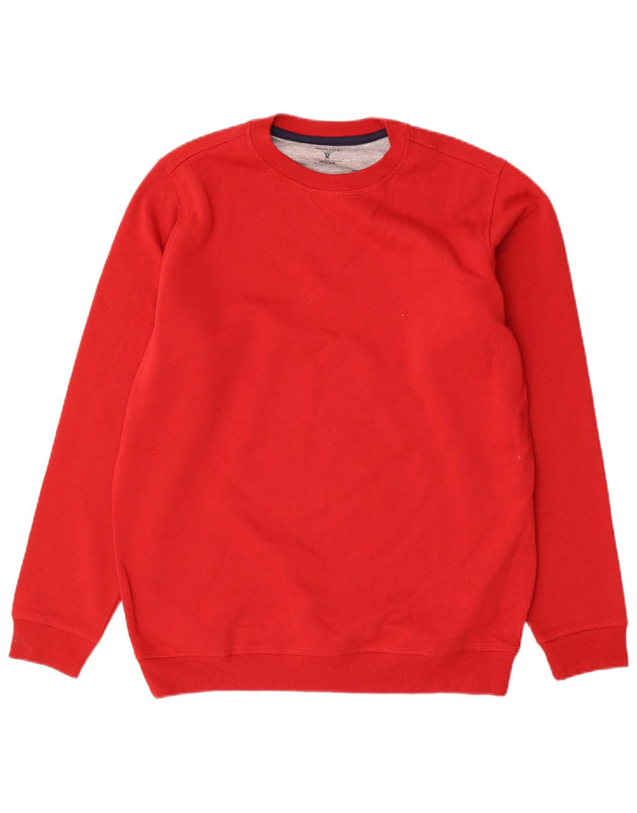Ανδρικό φούτερ James Pringle Jumper Μεσαίο κόκκινο βαμβακερό