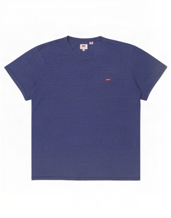 Ανδρικό T-Shirt Levi's Top XL Blue Flecked Cotton