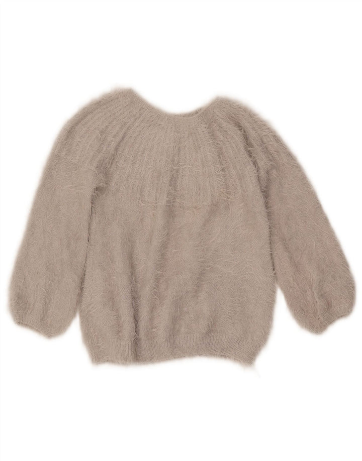 Πουλόβερ ZARA Girls Boat Neck Jumper 7-8 Years Grey