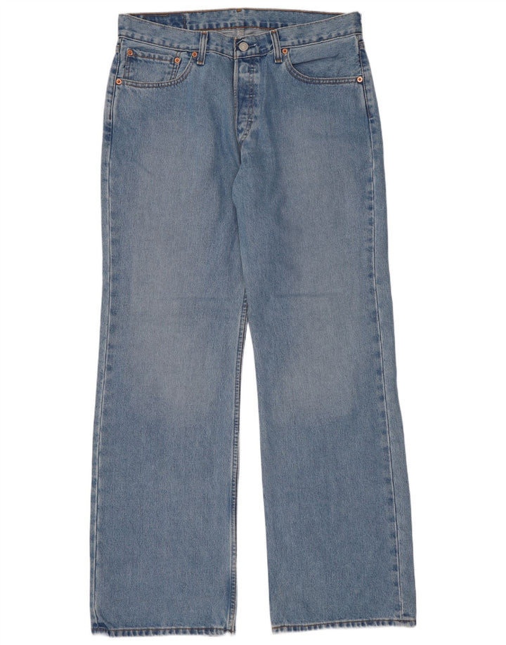 Levi's Mens 527 Bootcut Jeans W34 L32 Μπλε βαμβακερό