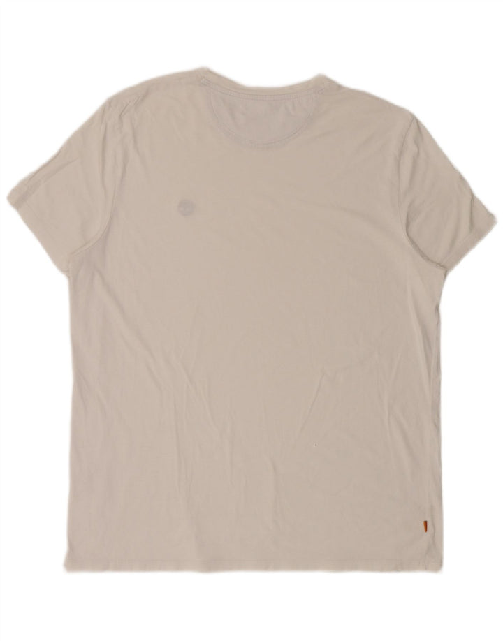 Ανδρικό T-Shirt Timberland Slim Fit Top 2XL Λευκό