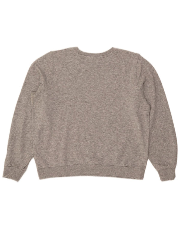 Marks & Spencer Γυναικεία φούτερ Crop Jumper UK 14 Large Grey Flecked