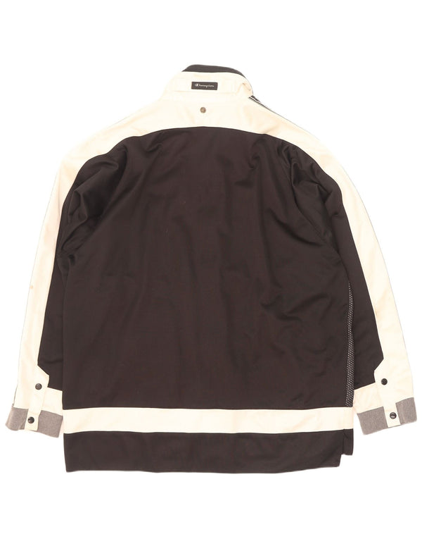 Ανδρική φόρμα Champion Graphic Top Jacket Large Black Colourblock