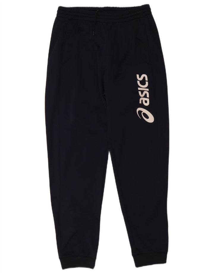 Asics Ανδρική φόρμα αθλητικής γραφικής παντελόνι Joggers Medium Navy Blue Polyester
