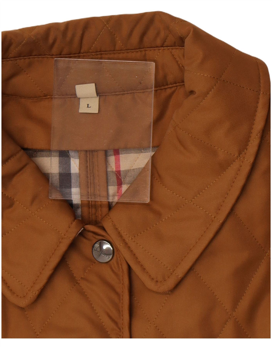 Burberry Γυναικείο Καπιτονέ Μπουφάν UK 16 Μεγάλο Μπεζ Βαμβακερό