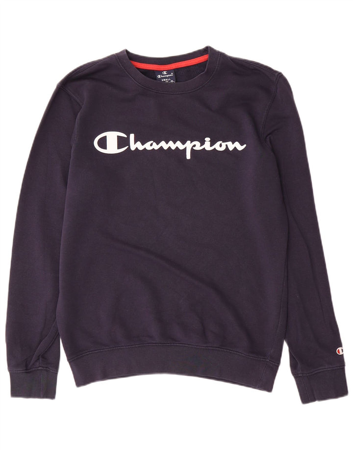 Ανδρικό γραφικό φούτερ Champion Jumper Small Navy Blue Cotton